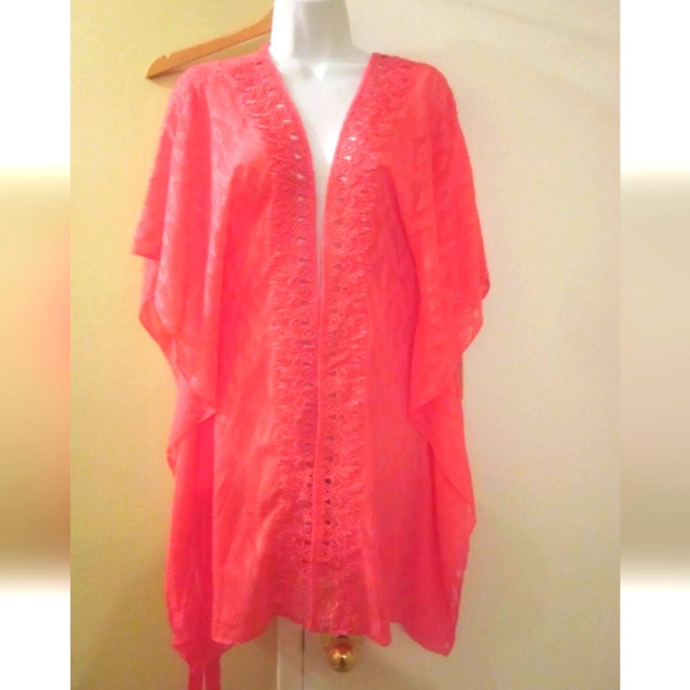 IN BLOOM BY JONQUIL SHEER ROB SIZE S
